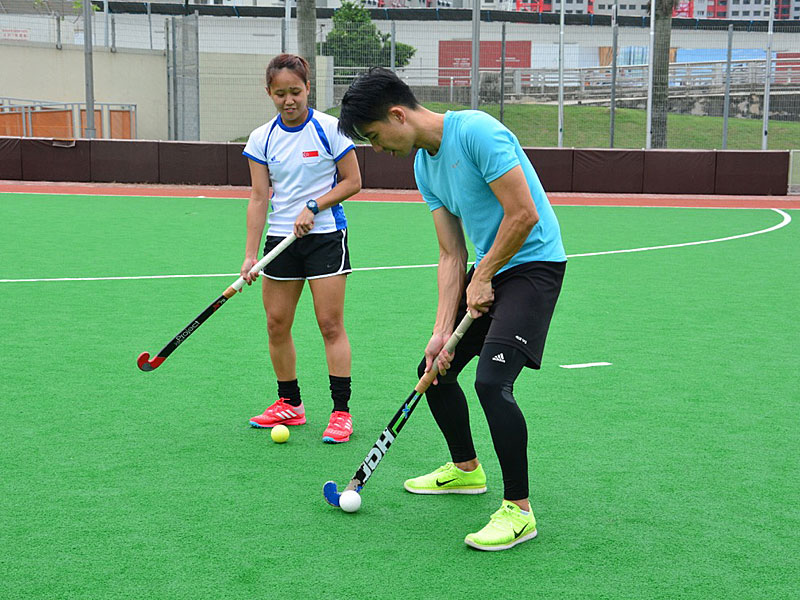 How to do the indian dribble in hockey